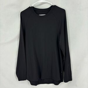 Stori Men’s Small Long Sleeve Black Performance Gym Shirt Lighweight Top